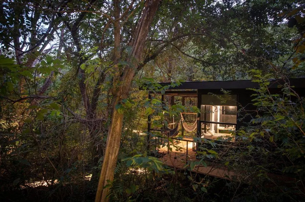 Luxury safari tent with Arenal Volcano views at Nayara Tented Camp, Costa Rica